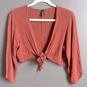 Windsor Front-Tie Blouse